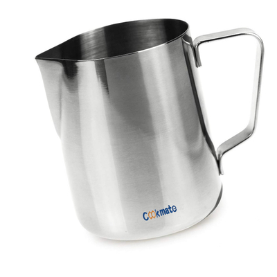 Mini 304 Acero inoxidable 350 ml Espresso Latte Leche humeante Jarra de jarra de espuma