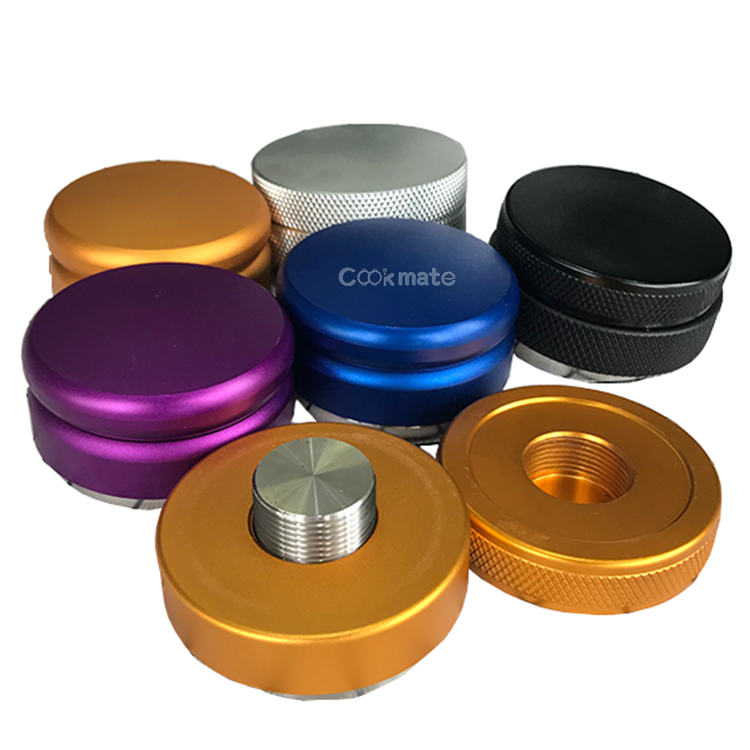 Coffleetamper para máquina de espresso Precio de fábrica 304 Martillo colorido de acero inoxidable.