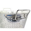 COOPLA DE ALIMENTADOR DE ALIMENTOS DE ALIMENTACIÓN Cesta de drenaje vegetal Cesta de acero inoxidable Malla de malla Sieve Colador