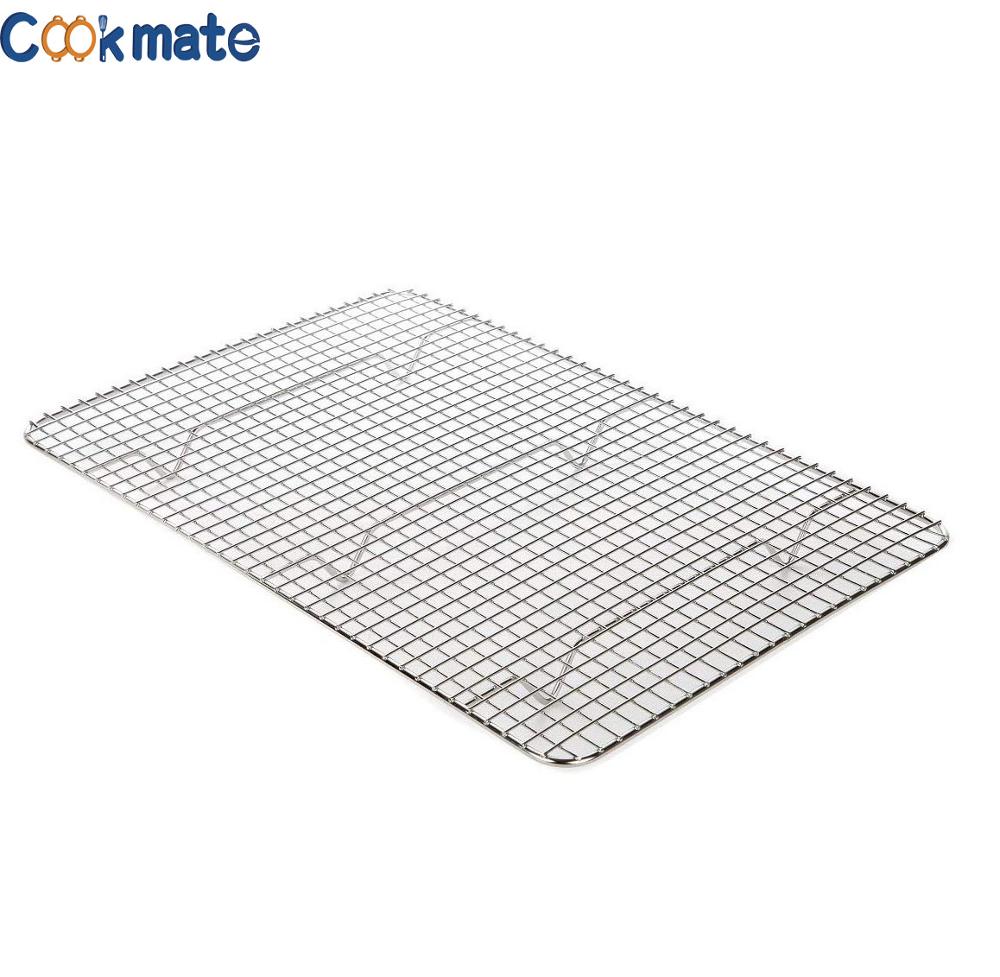 Horno y lavavajillas Guardar Fit Diversos Tamaño Hojas de galletas Caja fuerte de acero inoxidable Pantalones para hornear para hornear asar a la parrilla de enfriamiento