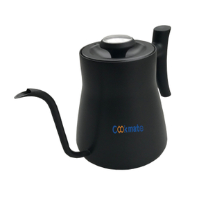 850 ml 304 Cuello de cisne de acero inoxidable Vierta sobre la preparación para elaboración de té de preparación de té Hervidor de café con termómetro