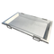 Ventas de fábrica Barbacoa de acero Bandeja rectangular Bandeja de cerdo asado Sartén con asa