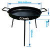 2019 Popular 30/40/50/60 cm Fry Pan Parrilla recubierta de aceite de aceite pre-sazonado