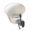 Idea de regalo para cumpleaños Metal Galvanizado Double Walled Ice Bucket Set con tapa y Scoop