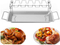 Accesorios para barbacoa de alta calidad Material sano BBQ Rack Piernas de pollo Rack 12 ranura Parrilla de pollo ala de pollo