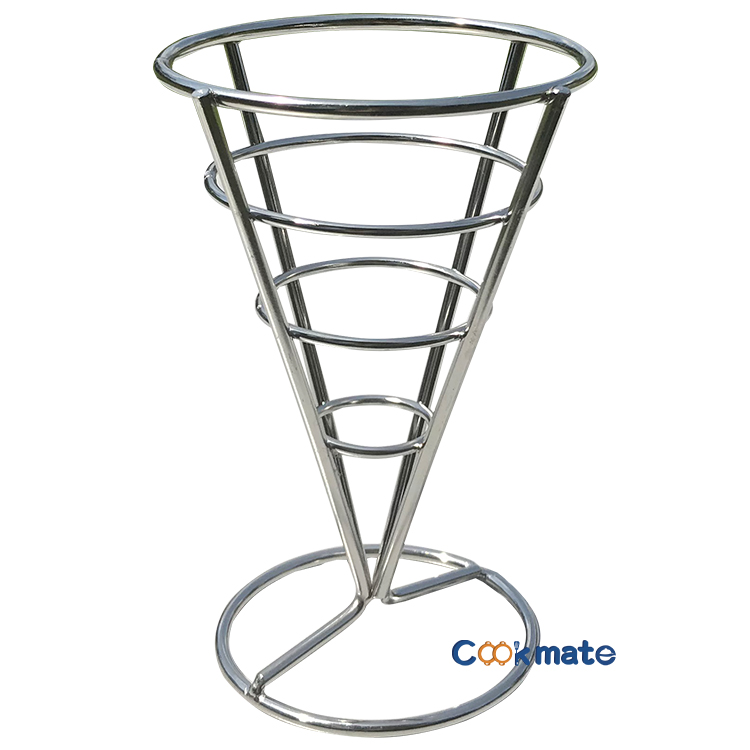 Snack Wedges Soporte Patata Chip Redondo Chips Rack para mesa Sirviendo Presentación de alimentos Uso de cocina