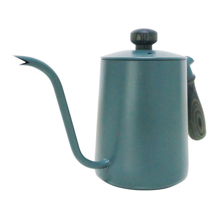 Pote de cuello de cisne premium de acero inoxidable 304 Adecuado para inducción y todas las estufas Hervidor de café de té 750 ml