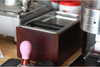 Regalo de estilo de barista absorbente de espresso de espresso con barra de silicona extraíble y caja de golpe de base antideslizante