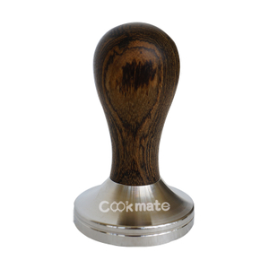 304 Acero inoxidable Calibrado Espresso Hammer Tamper Base de café con logo