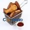 COOKMATE PEQUEÑO TAMAÑO PEQUEÑO PAZA DE ACERO INOXIDAJE SERVICIO DE ALIMENTACIÓN PRESENTACIÓN PRESENTACIÓN Cesta de patata