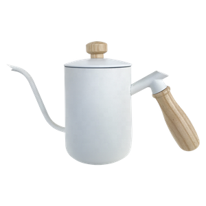 DIY CoffeeFeer Madera de madera Manilla de madera recubierta de café tetera de cafetera para el amante del café